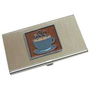  Coffee Cup Business Card Holder / Case: Office Products