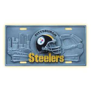  Pittsburgh Steelers License Plate Cover: Sports & Outdoors