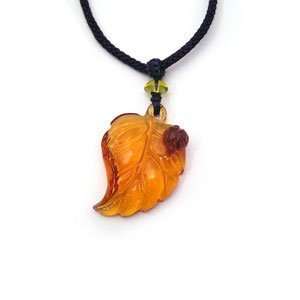  Liuli Leaf and Ladybug Glass Pendant Necklace: Everything 
