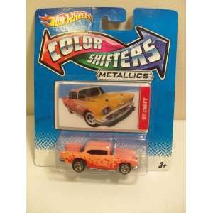  2011 Hot Wheels Color Shifters METALLICS Series 57 Chevy 