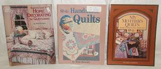 Lot of 9 Soft Cover QUILTING BOOKS, A Quilters Dream  