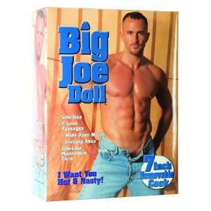  Bundle Big Joe Doll and 2 pack of Pink Silicone Lubricant 