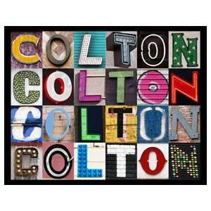  COLTON Personalized Name Poster Using Sign Letters (Large 