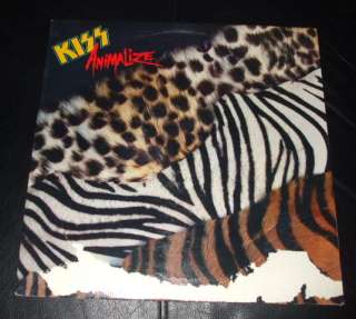 Kiss Animalize 1984 Mercury Vinyl Album LP  