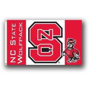  North Carolina State Wolf Pack 3x 5 Flag: Sports 