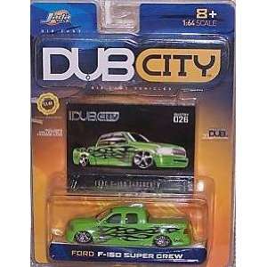  Jada Dub City Mean Green Ford F 150 Super Crew 1:64 Scale 