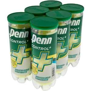  Penn CONTROL+(GREEN) 6 CANS: Penn Tennis Balls: Sports 