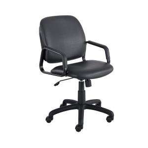  Safco Cava Vinyl High Back Chair: Office Products