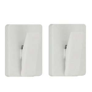   81 9970 White Magnetic Clip Hangers Pack of 2