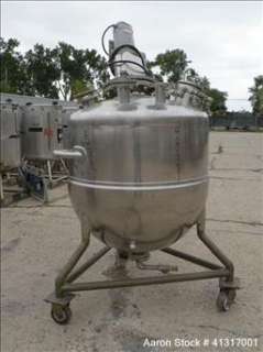 Used  Groen Kettle, 100 gallon, 316 Stainless Steel, Ve  