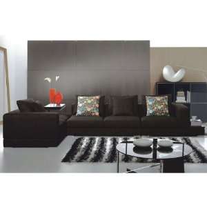  Tosh Furniture Gray Fabric Sectional Sofa