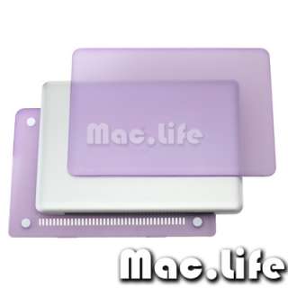 NEW Rubberized PURPLE Hard Case Cover for Apple Macbook PRO 13 13.3 