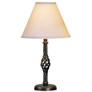  Twist Basket Table Lamp with Conic Shade