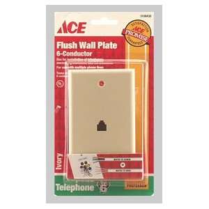  5 each Ace Flush Wall Jack Wall Plate (3108438)