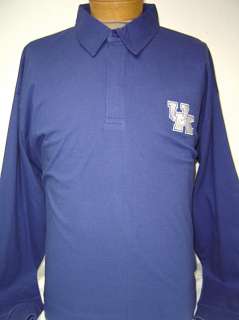 University of Kentucky Long Sleeve Polo Style T shirt Big & Tall UK 