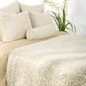  Rizzy Home Maresca Bedding Set in Tangerine / Brown   King 