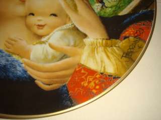 Schmid Juan Ferrandiz PASTORAL MOM & CHILD Plate OrigBx  