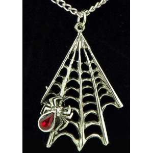   Web Gothic Necklace Halloween Scary Vampire Punk 