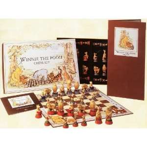    The Winnie the Pooh Handpainted Decorative Chess Set Toys & Games