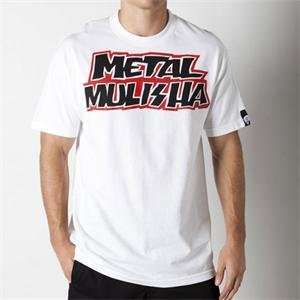 Metal Mulisha Contender T Shirt   Small/White