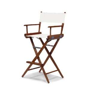 Telescope Casual World Famous Bar Height Director Chair, White with 