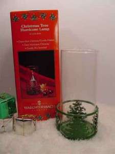 Waechtersbach Christmas Tree Hurricane Candle Holder  
