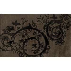  Cosa Bella Black and Brown Rug: Home & Kitchen