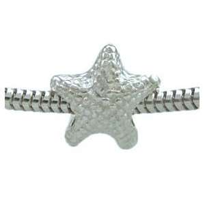  STARFISH Sterling Silver Charm Bead for Troll Biagi 
