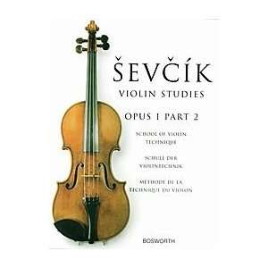 Sevcik Violin Studies   Opus 1, Part 2 Book  Sports 