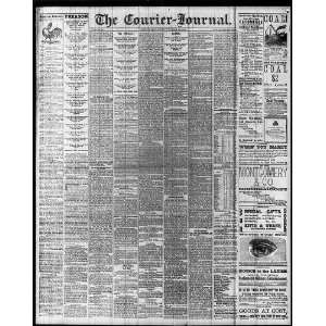   Presidential election,1876,Courier Journal,Louisville