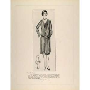   French Fashion Couture Dress Renee   Original Print: Home & Kitchen