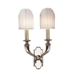   Chart House 2 Light Sconces in Polished Nickel: Home Improvement
