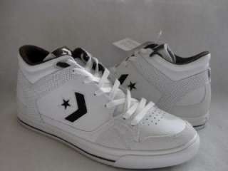 CONVERSE COOLIDGE MENS LEATHER WHITE BROWN SHOE TENNIS SNEAKER SIZE 