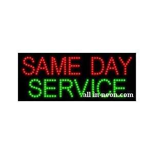  Same Day Service Business LED Sign: Office Products