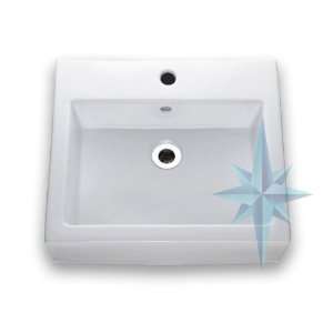    Polaris Sinks W052V White Porcelain Vessel Sink: Home Improvement