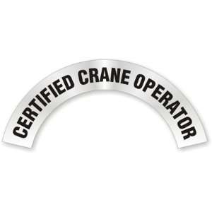 Certified Crane Operator Reflective (3M Scotchlite Conformable)   1 
