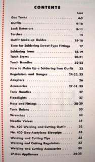   Air Acetylene Appliances Brochure: Torches, Special Outfits, Irons