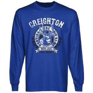 Creighton Bluejays The Big Game Long Sleeve T Shirt   Royal Blue
