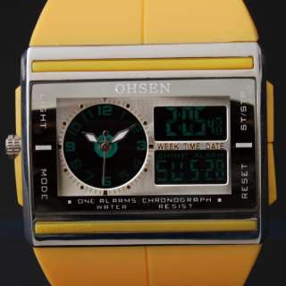 dual core watch coss lcd sport watch dual core watch