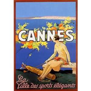  Cannes La Ville Des Sports Elegants    Print