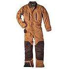   John Deere Mens Storm Cotton Insulated Coveralls Brown Size XL