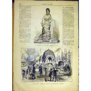 Portrait Sellon Indian Museum London French Print 1880 