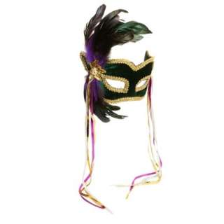 Mardi Gras Feather Couples Mask Halloween Adults  