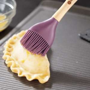 Le Creuset Revolution Flame Silicone Brush, 11? x 2?, Cherry  