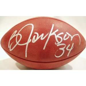  Bo Jackson Autographed Football: Sports & Outdoors