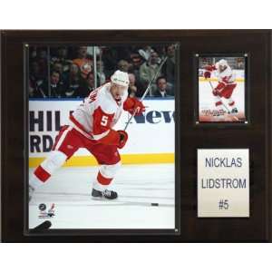  NHL Nicklas Lidstrom Detroit Red Wings Player Plaque 