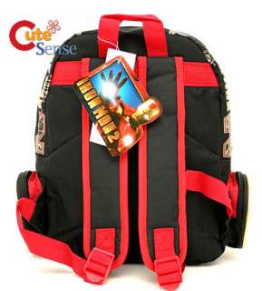 Marvle IronMan 2 School Backpack Iron Man Bag 12Medium  