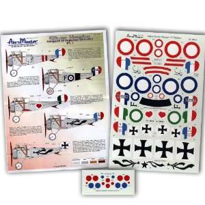  Silver Hawks Nieuport 17 Fighters 1916 17 (1/48 decals) Toys & Games