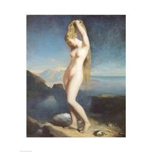 Venus Anadyomene Finest LAMINATED Print Theodore Chasseriau 18x24