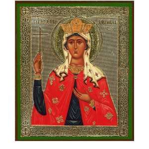  St. Lidmila, Orthodox Icon 